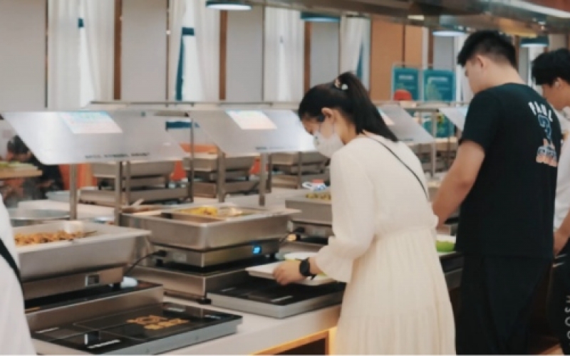 称重计量自助餐，高校食堂就餐解决方案