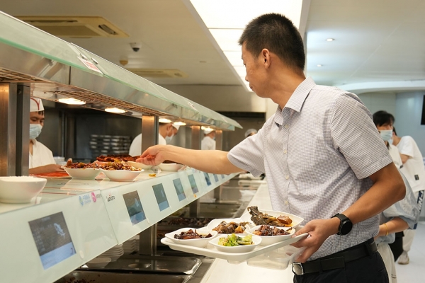 超市化取餐，按份虚拟计价。